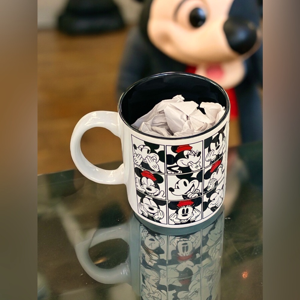 Disney Always original 20 oz ceramic mug shades of Mickey and Minnie New